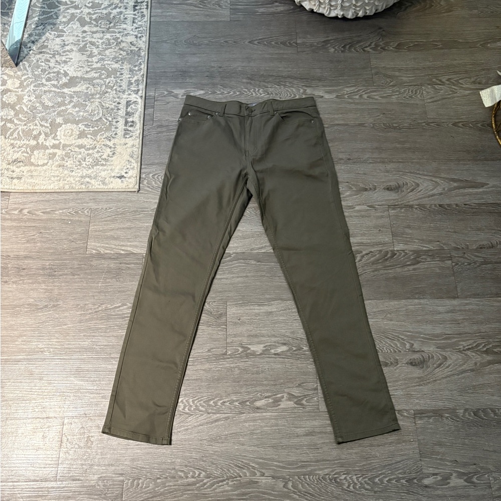 Men's Slim Fit Jeans - Olive Green